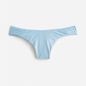 J. Crew Curved Waist Cheeky Bikini Bottom in Blue‎ Mist Size S NWT